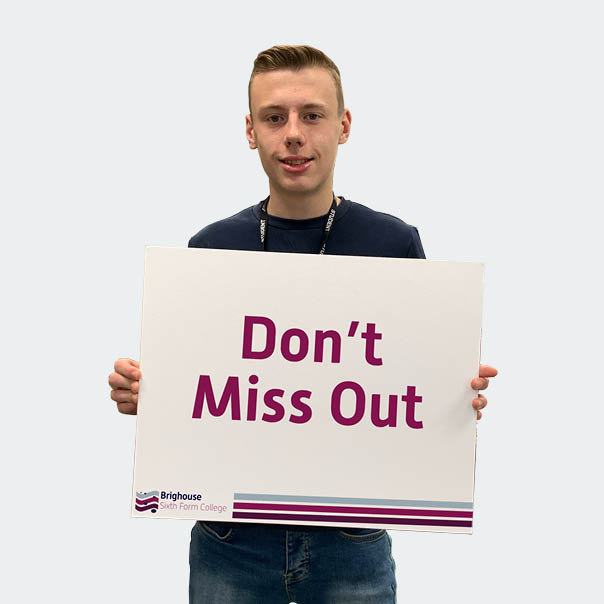 Brighouse Sixth Form Advert Image